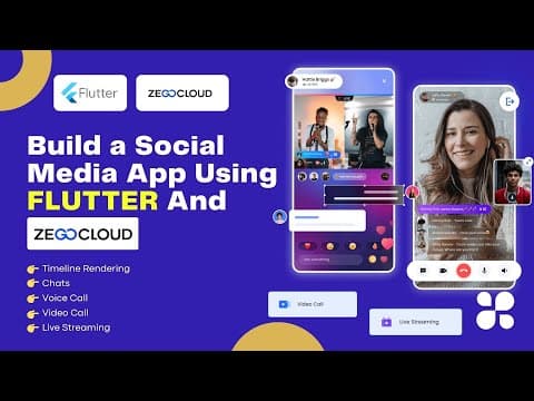 Full Featured Live Streaming in 5 Minutes ❤️‍🔥🔥 | Social Media App Using Flutter and [ZEGOCLOUD]